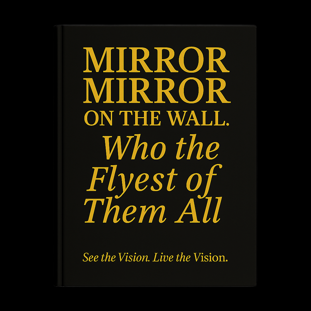 Black book cover with yellow text on a white background