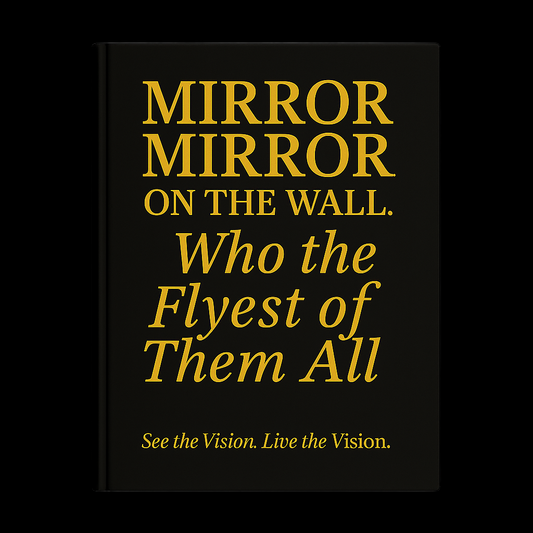 Black book cover with yellow text on a white background